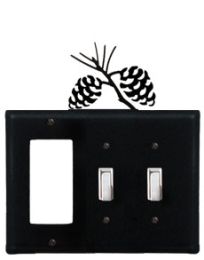 Pinecone - Single GFI and Double Switch Cover