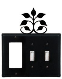 Leaf Fan - Single GFI and Double Switch Cover