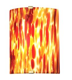 8"W Metro Fusion Topazio Wall Sconce