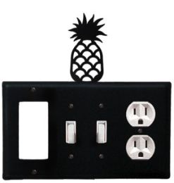 Pineapple - Single GFI, Double Switch and Single Outlet Cover