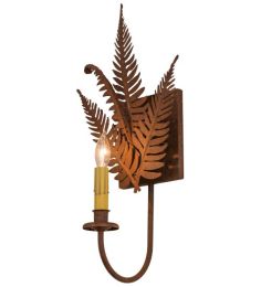 9.5"W Fern Wall Sconce