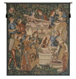 Vendages, Left Side (Rust) Tapestry Wholesale