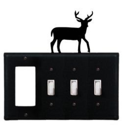 Deer - Single GFI and Triple Switch Cover