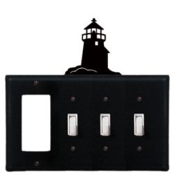 Lighthouse - Single GFI and Triple Switch Cover