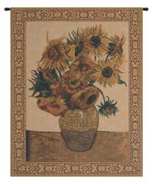 Sunflowers, Beige Tapestry Wholesale