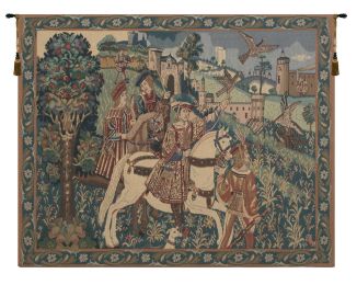 Falcon Hunt II Tapestry Wholesale