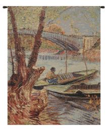 Van Gogh Fishing in the Spring  Tapestry Wholesale