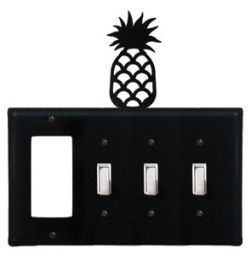 Pineapple - Single GFI and Triple Switch Cover