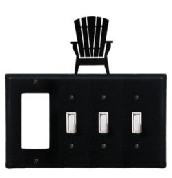 Adirondack - Single GFI and Triple Switch Cover