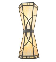 18.5"W Scottsdale Mission Wall Sconce