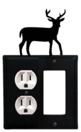 Deer - Single Outlet and GFI Cover