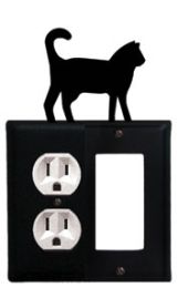 Cat - Single Outlet and GFI Cover