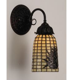 5"W Pine Barons Wall Sconce