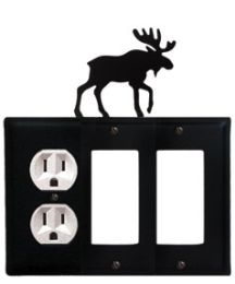 Moose - Single Outlet and Double GFI Cover