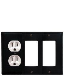 Plain - Single Outlet and Double GFI Cover