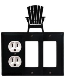 Adirondack - Single Outlet and Double GFI Cover