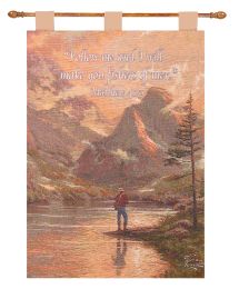 Almost Heaven w/Verse by Kinkade Fine Art Tapestry