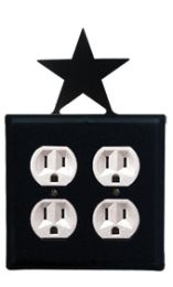 Star - Double Outlet Cover