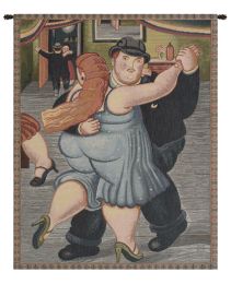 Botero Blu Italian Tapestry