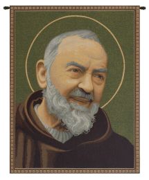 San Pio Father Pio III Italian Tapestry