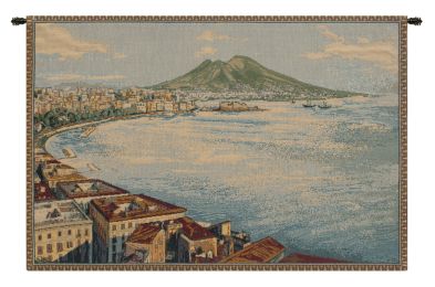 Gulf of Naples Italian Tapestry