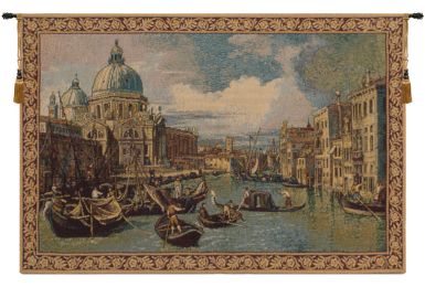 Saint Mary of Health and the Grand Canal Horizontal Small Italian Tapestry