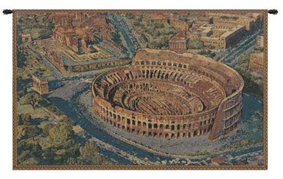 The Coliseum Rome Small Italian Tapestry