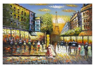 Paris Street I Canvas Wall Art