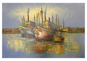 Sea Voyage Canvas Wall Art