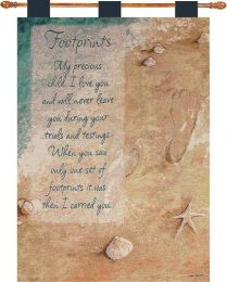 Footprints II Fine Art Tapestry