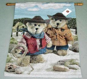 On the Range Boyd Bear Fine Art Tapestry