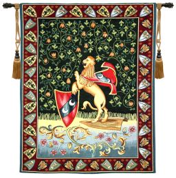 Lion Medieval Italian Tapestry