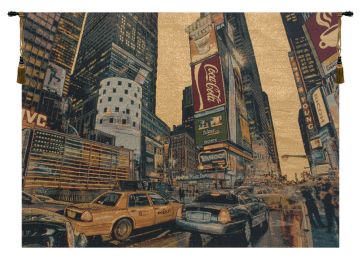 Times Square New York Italian Tapestry