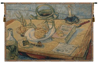 Garlic Still Life Italian Tapestry