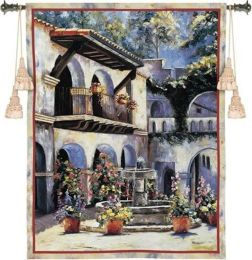 Spanish Estate Tapestry Wall Art