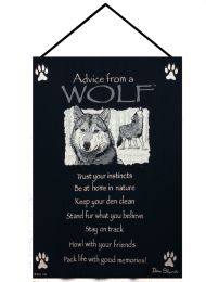 Advice From a Wolf I Fine Art Tapestry