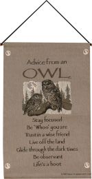 Advice From An Owl Fine Art Tapestry