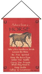 Advice From A Horse Fine Art Tapestry