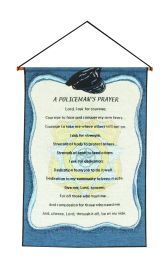 A Policeman's Prayer Fine Art Tapestry