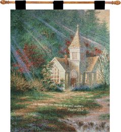 Be Still w/Verse I Fine Art Tapestry