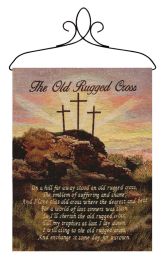 Old Rugged Cross Bannerette Fine Art Tapestry