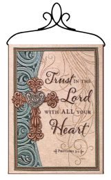 Trust in the Lord w/Verse Bannerette Fine Art Tapestry