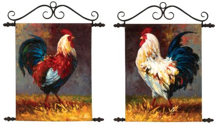 Rooster Decor Canvas Art