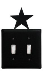 Star - Double Switch Cover