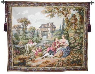 Repos Fontaine Rest Fountain II French Tapestry