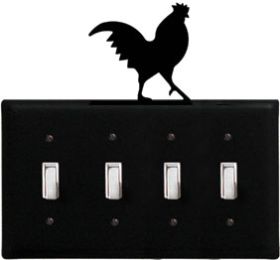 Rooster - Quadruple Switch Cover