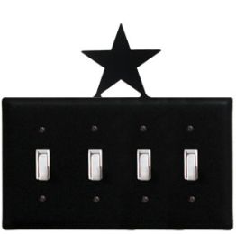 Star - Quadruple Switch Cover