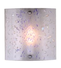 11"W Metro Fusion Ice Wall Sconce