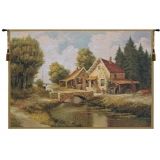 Flemish Bridge Belgian Tapestry Wall Art