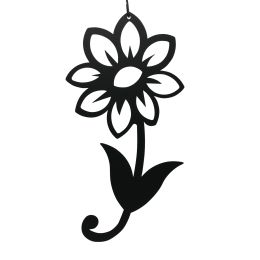 Shasta Daisy - Decorative Hanging Silhouette